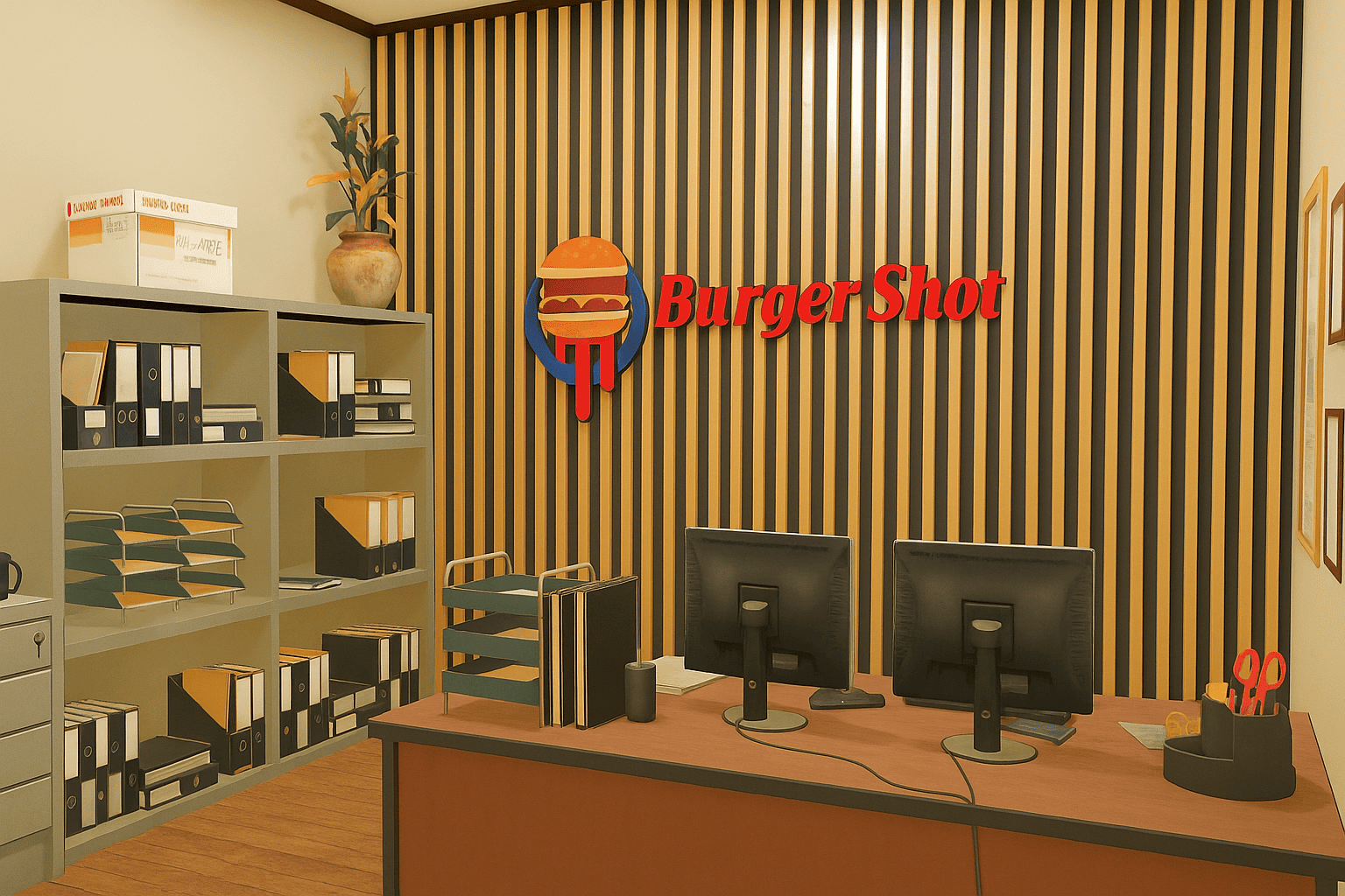 Burgershot interior view 4
